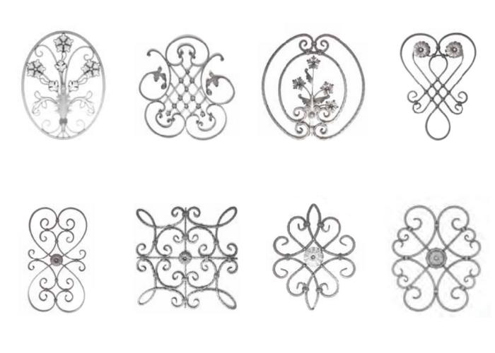 Wrought Iron Ornate Inserts by AWIS