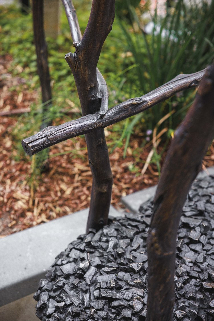 Bronze Sculptures at the Wesley Place Church Forecourt in Melbourne by Axolotl