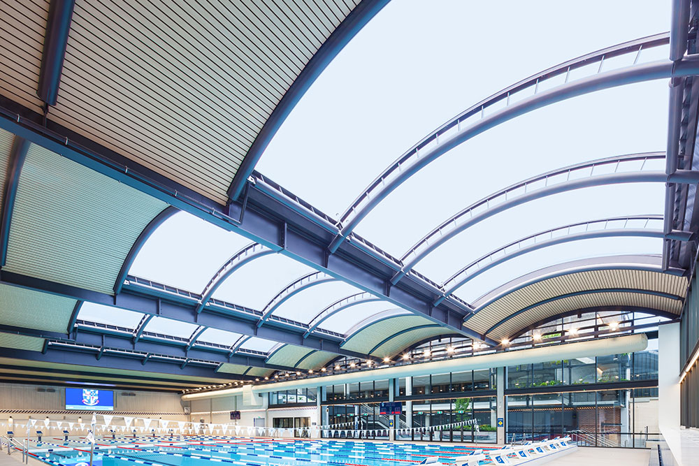 Shore Grammar Pool ETFE Skylight by Makmax Australia