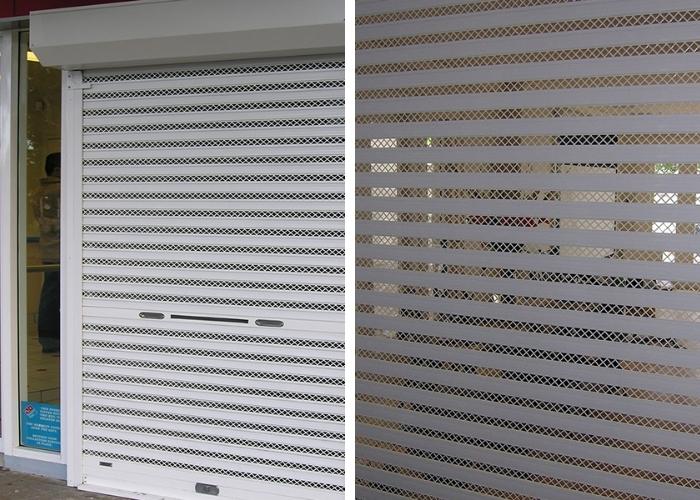 Security Mesh Shutters by Rollashield