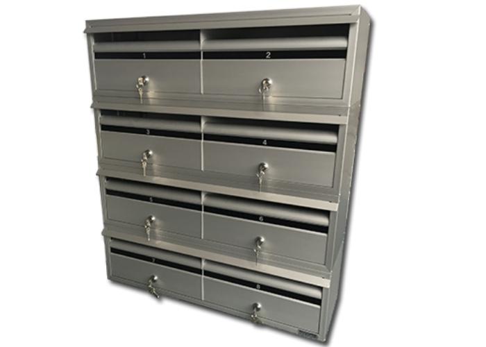 High-Tensile Anodised Aluminium Extrusion Letterboxes by Securamail