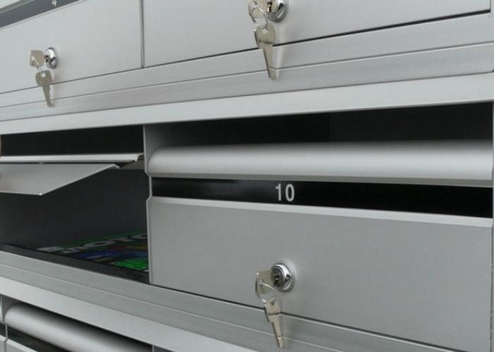 High-Tensile Anodised Aluminium Extrusion Letterboxes by Securamail