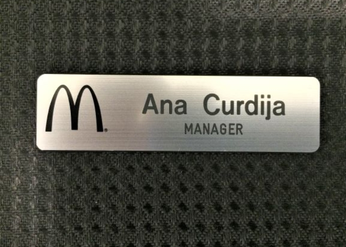 Name Badges for Staff and Offices by Architectural Signs Sydney
