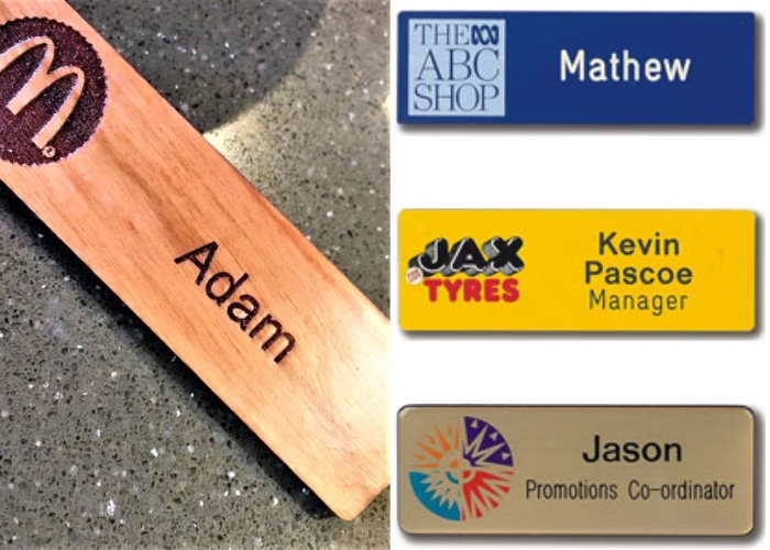 Name Badges for Staff and Offices by Architectural Signs Sydney