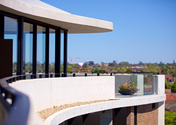 Architectural Curved Glass Doors by Bent & Curved Glass