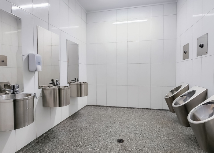Vandal Resistant Hand Basins for Public Toilets by Britex