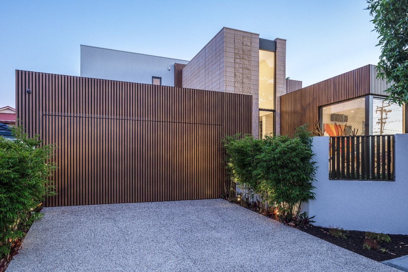 Timber-look Aluminium Battens for Garage Doors by DECO Australia