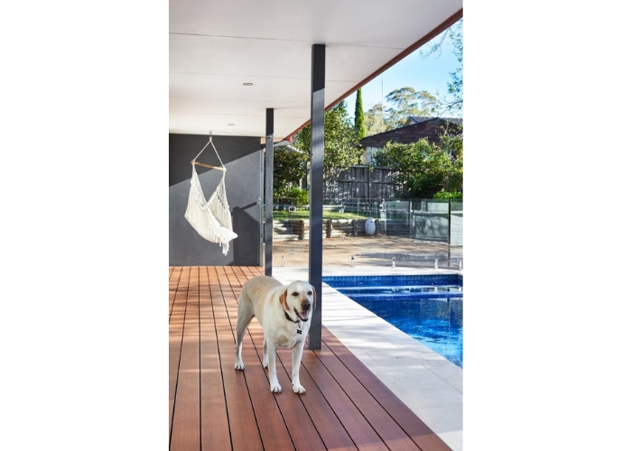 Powder-Coated Aluminium Decking with Timber Grain Finish by DECO Australia