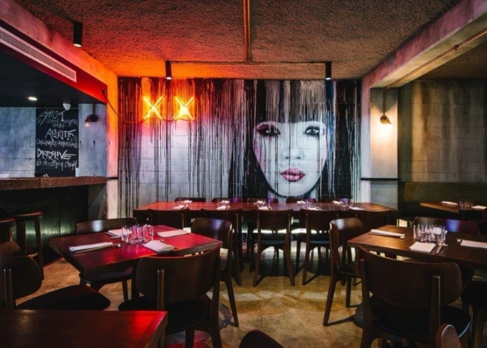 Face Wall Murals for Restaurants by Di Emme