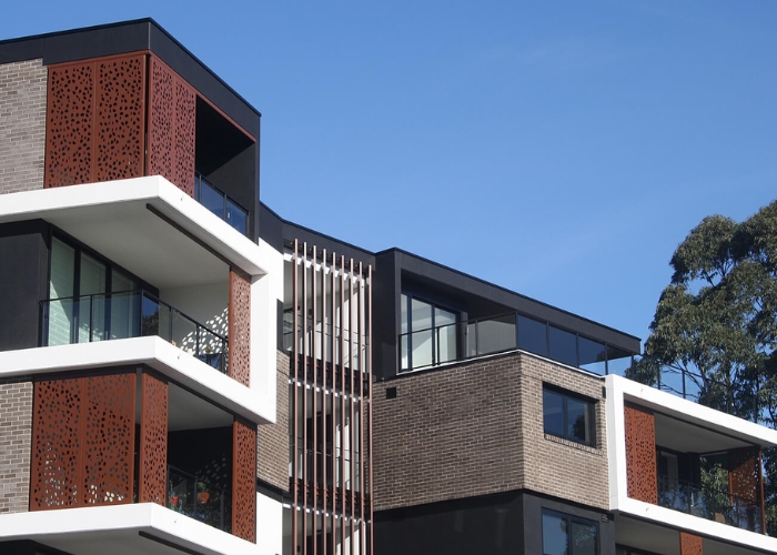 Laser Cut Screens for Apartment Balconies by Maxim Louvres