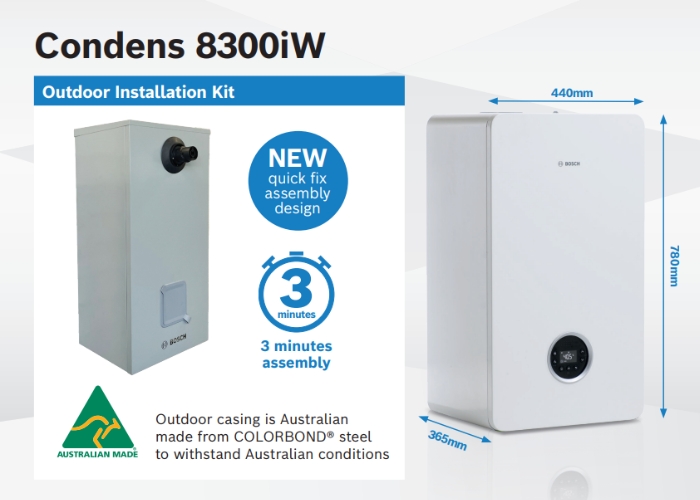 Residential Boiler Outdoor Installation Kit from Bosch