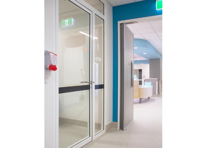 Glazed Fire Doors for Hospitals by TPS