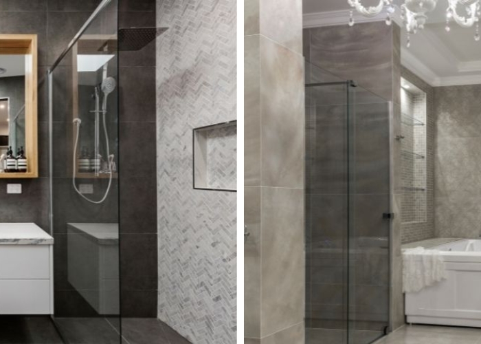 Shower Screen System for Bathrooms by Ullrich Aluminium