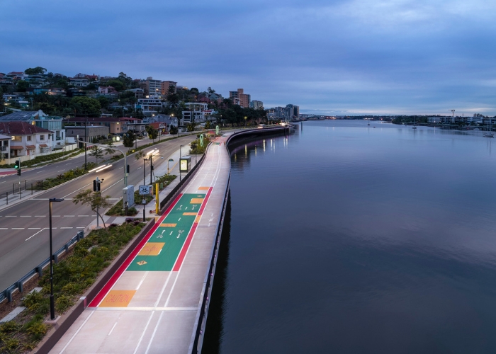 Brisbane Road and Pathway Upgrade for Pedestrians and Cyclists by WE-EF