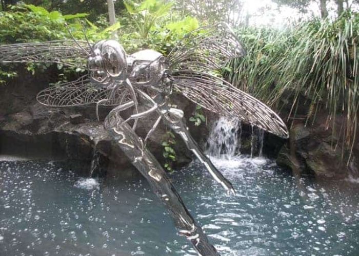 Stainless Steel Dragonfly Sculpture by ARTPark Australia