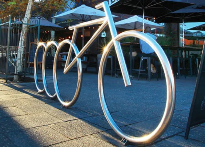 Architectural Metalwork Bike Rack by Stoddart