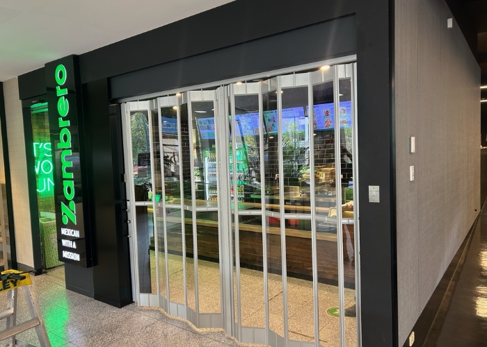ATDC Folding Closure Doors Add Value to Top-Tier Restaurant Brands Across Australia