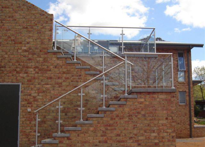 Glass Clamps for Glass Balustrade by Bridco