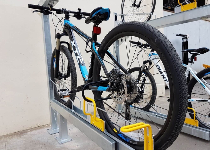 Two Tier Bike Rack System by Cora Bike Rack
