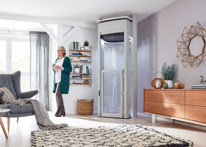 Two Passenger Lift for Homes by Compact Home Lifts
