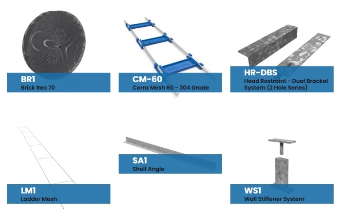 Masonry Systems Supplier VIC by Cerra Metal Works