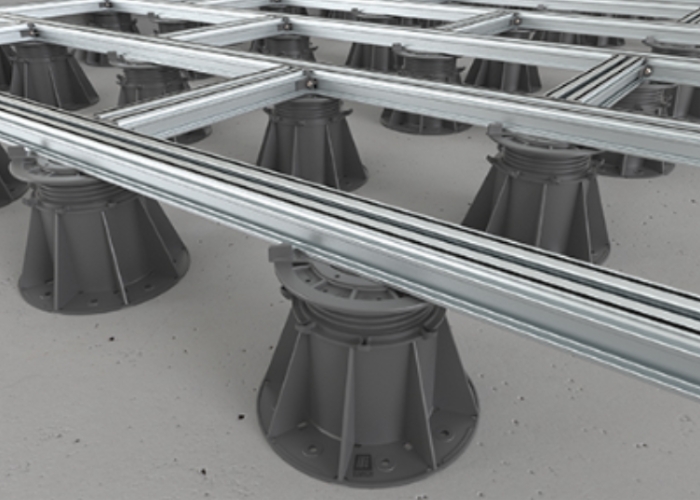 Aluminium Joist System for Paver Support by Elmich