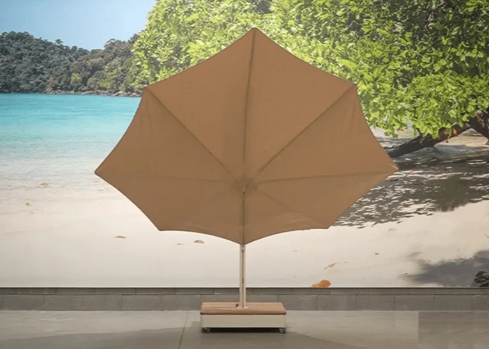 Leaf Shaped Umbrella by Instant Shade Umbrellas