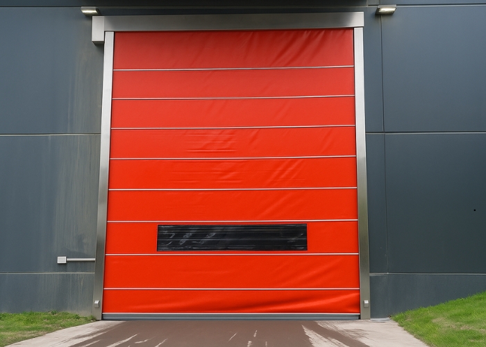 Solid Stainless Steel Rapid Roller Doors from KRGS Doors