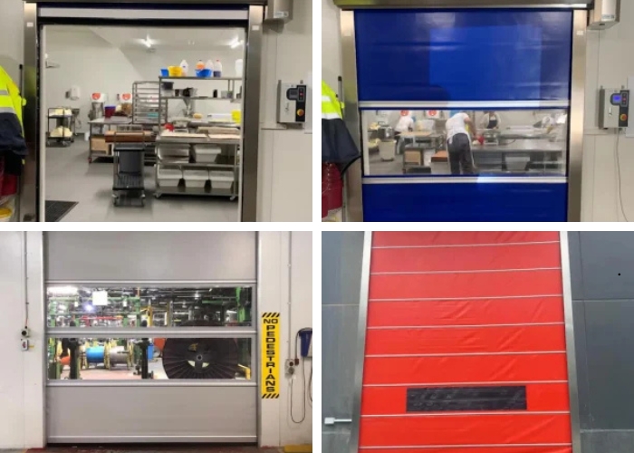 Solid Stainless Steel Rapid Roller Doors from KRGS Doors