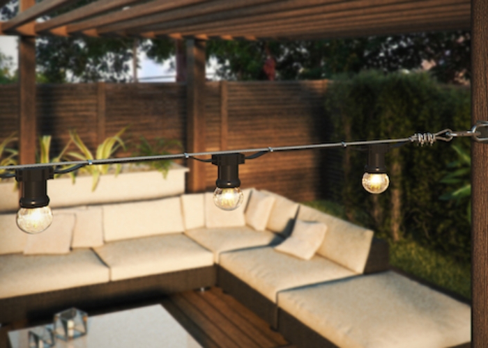 Catenary Wire System for Lights by Miami Stainless