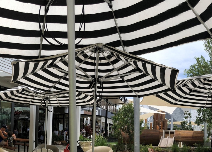 Striped Acrylic Fabric for Awnings by Nolan Group