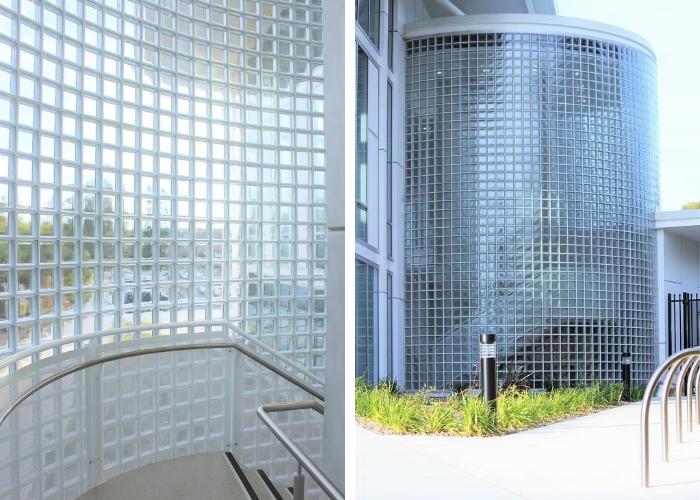 Clear or Transparent Glass Blocks for Industrial or Commercial Use by Obeco Glass Blocks