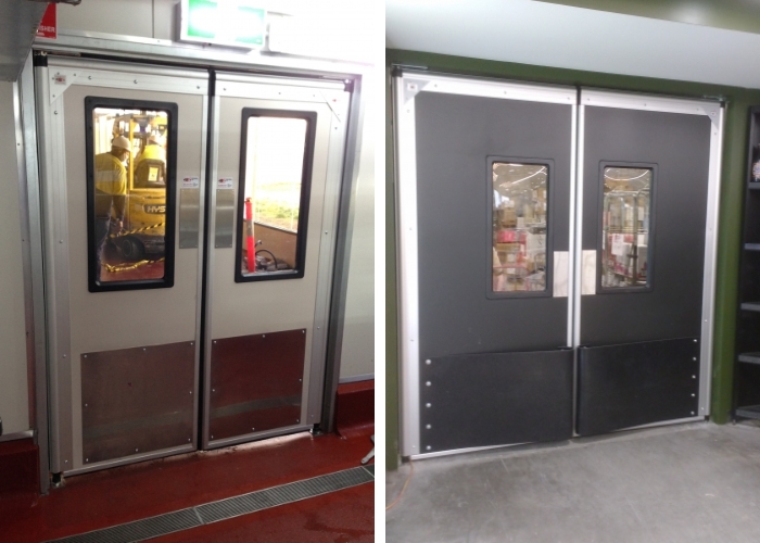 Semi-Automatic Thermal Doors by Premier Door Systems