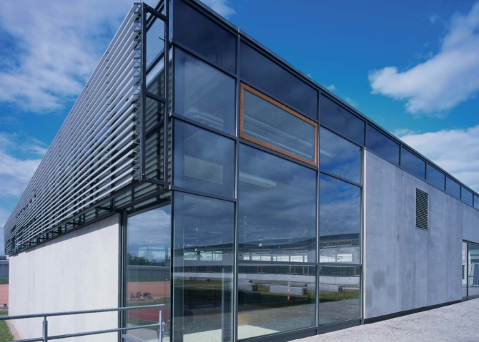 Thermally Insulated Curtain Wall System by Technical Protection Systems