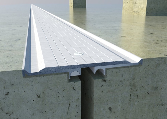 Expansion Joint Cover for Concrete Flooring by Unison Joints