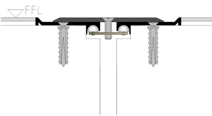 Expansion Joint Cover for Concrete Flooring by Unison Joints