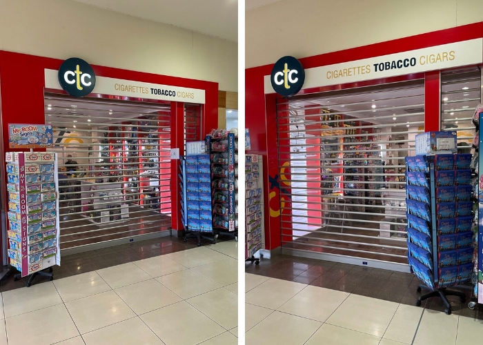 Portable Retractable Barriers for Retail Security by ATDC