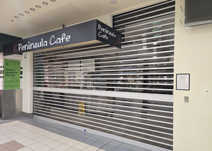 ClearVision Roller Shutters for Retail Security by ATDC