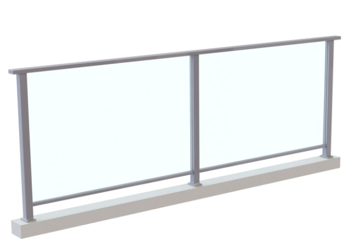 Modular Balustrade System for Residential Buildings by Axiom Group