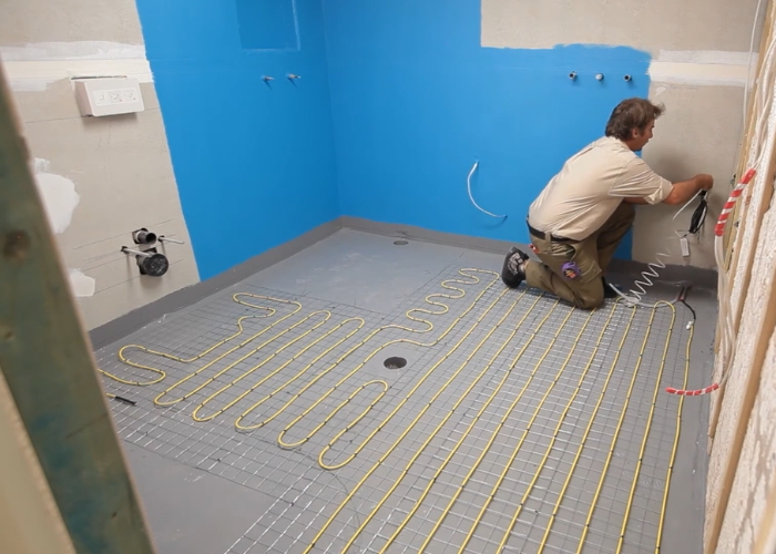 Custom DIY Kit for Electric Underfloor Heating by Comfort Heat