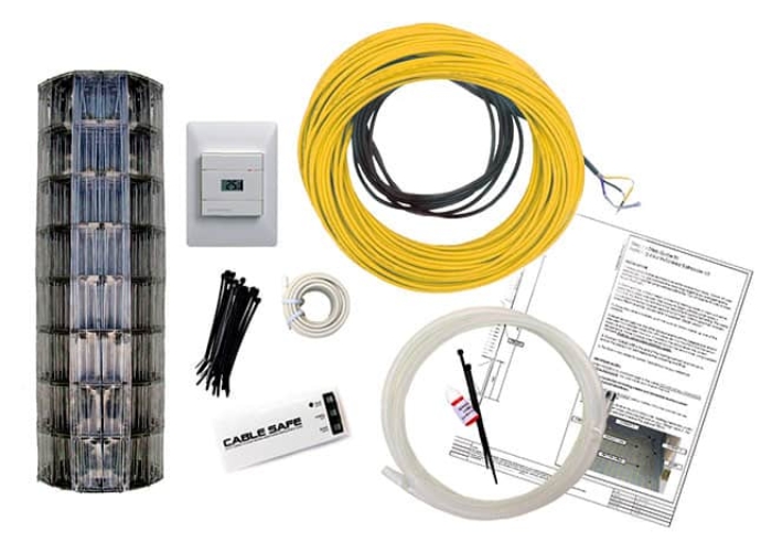 Custom DIY Kit for Electric Underfloor Heating by Comfort Heat