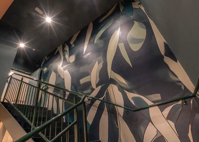 Two Storey Mural for Staircase by Di Emme