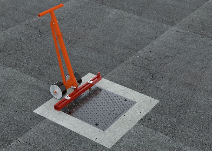 EJ Wheeled Lifter for Safer Access Cover Handling