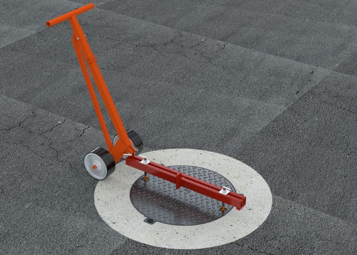 EJ Wheeled Lifter for Safer Access Cover Handling
