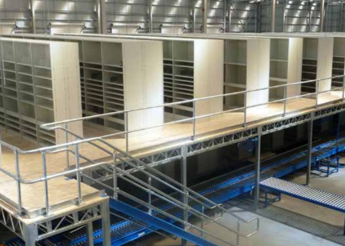 Freestanding Raised Storage Solution by Hunt Engineering