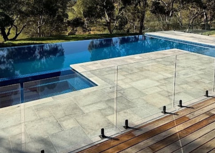 French Pattern Paving for Pool Surrounds by KHD