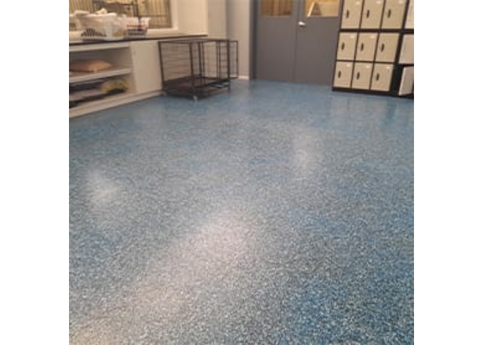 Advantages of Epoxy Flake Flooring by Poly-Tech