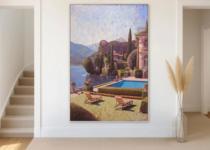 Lake Como Painting by SOHO Galleries