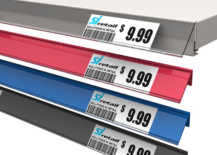 Data Strips for Merchandise Shelf by SI Retail