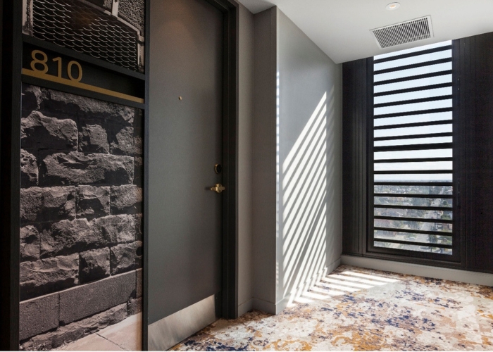 Facade-Mounted Smoke Vents in Australia by Safetyline Jalousie